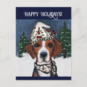 American Foxhound Postkarte (Vorderseite)