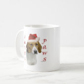 American Foxhound Santa Paws Kaffeetasse (Vorderseite Links)