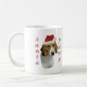 American Foxhound Santa Paws Kaffeetasse (Links)