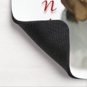 American Foxhound Santa Paws Mousepad (Ecke)