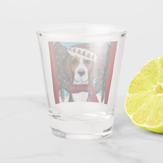 American Foxhound Schnapsglas (Rückseite)