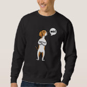 American Foxhound Stubborn Dog Sweatshirt (Vorderseite)