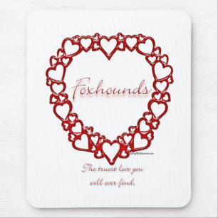 American Foxhound True Love Mousepad