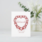 American Foxhound True Love Postkarte (Stehend Vorderseite)