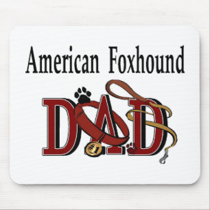 American Foxhound Vater Geschenke Mousepad