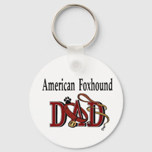 American Foxhound Vater Geschenke Schlüsselanhänger
