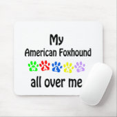 American Foxhound Walking Design Mousepad (Mit Mouse)