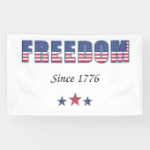 American Freedom 1776 Banner (Horizontal)