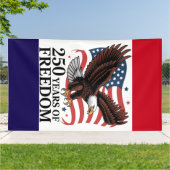 American Freedom 250‑Year Tribute Banner (Außenbereich)
