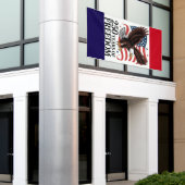 American Freedom 250‑Year Tribute Banner (Äußeres Gebäude)