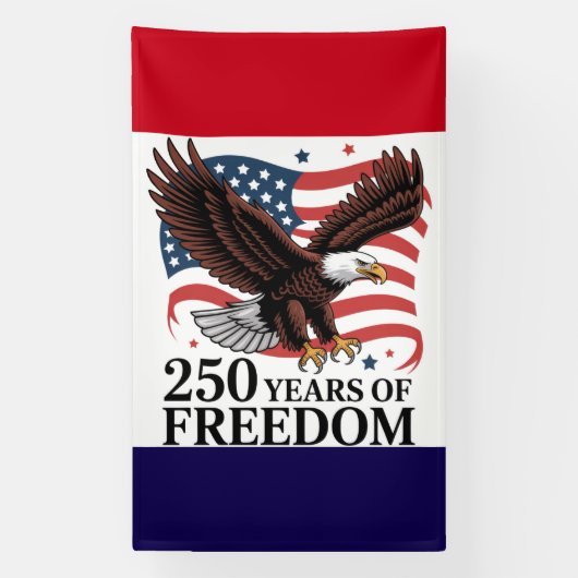 American Freedom 250‑Year Tribute Banner (Vertikal)