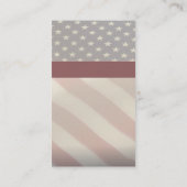 American Freedom Business Card Visitenkarte (Rückseite)