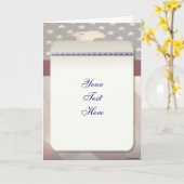 American Freedom Card Karte (Gelbe Blume)