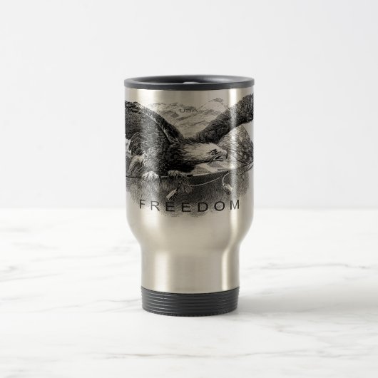 American FREEDOM Coffee Mug Reisebecher (Mittel)