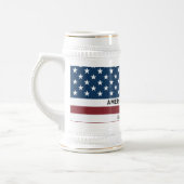 American Freedom Personalized Name Bierglas (Links)