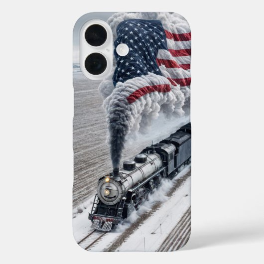 American Freedom Train Case-Mate iPhone Hülle (Rückseite)