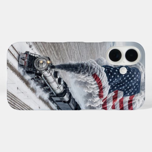 American Freedom Train Case-Mate iPhone Hülle (Rückseite (Horizontal))
