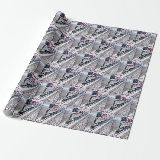American Freedom Train Geschenkpapier (Ungerollt)