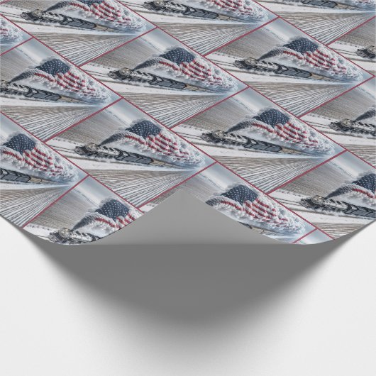 American Freedom Train Geschenkpapier (Ecke)