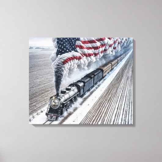 American Freedom Train Leinwanddruck (Vorderseite)