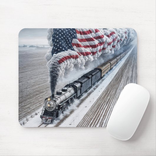 American Freedom Train Mousepad (Mit Mouse)