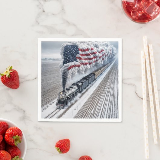 American Freedom Train Serviette (Beispiel)