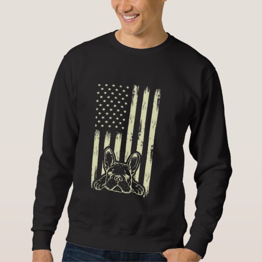 American French Bulldog Sweatshirt (Vorderseite)