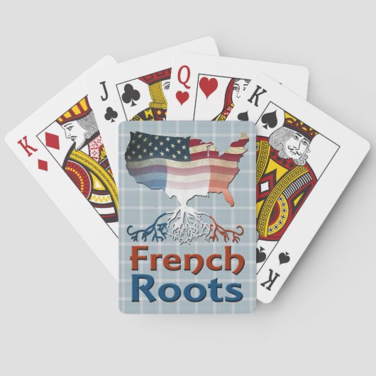 American French Roots Card Deck Spielkarten (Rückseite)