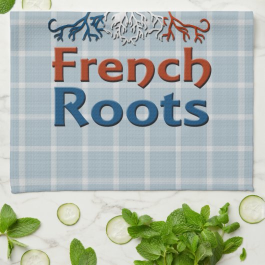 American French Roots Geschirrtuch (Gefaltet)