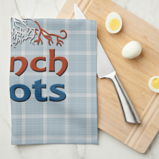 American French Roots Geschirrtuch (Viertel Falte)