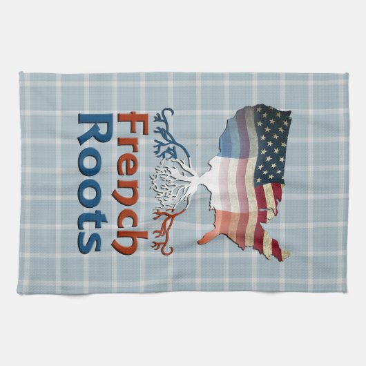 American French Roots Geschirrtuch (Horizontal)