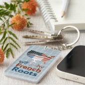 American French Roots Keyring Schlüsselanhänger (Vorderseite rechts)