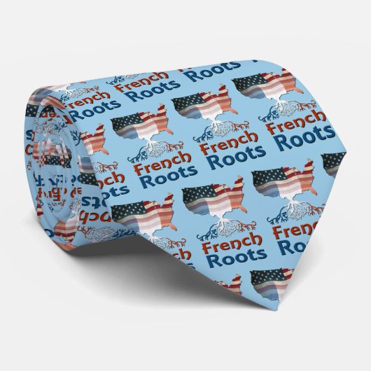 American French Roots Neck Tie Krawatte (Gerollt)