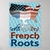 American French Roots Poster (Vorne)