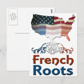 American French Roots Postkarte (Vorne/Hinten)