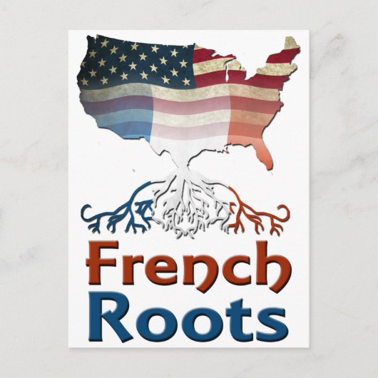 American French Roots Postkarte (Vorderseite)