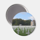 American Friedhof Luxembourg Magnet (Vorderseite/Rückseite)