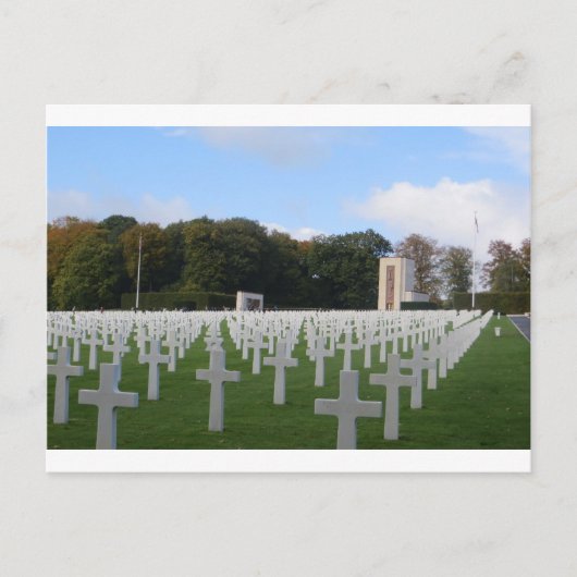 American Friedhof Luxembourg Postkarte (Vorderseite)
