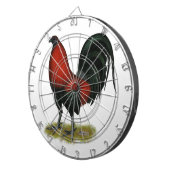 American Game BB Black Red Rooster Dartscheibe (Vorderseite rechts)