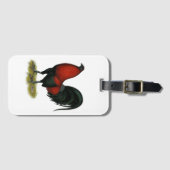 American Game BB Black Red Rooster Gepäckanhänger (Vorderseite (Horizontal))