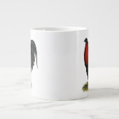 American Game BB Black Red Rooster Jumbo-Tasse (Vorderseite)