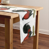 American Game BB Black Red Rooster Kurzer Tischläufer (Beispiel)