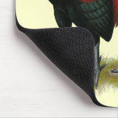 American Game BB Black Red Rooster Mousepad (Ecke)