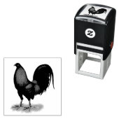 American Game BB Black Red Rooster Permastempel (Beispiel)