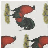 American Game BB Black Red Rooster Stoff (Muster)