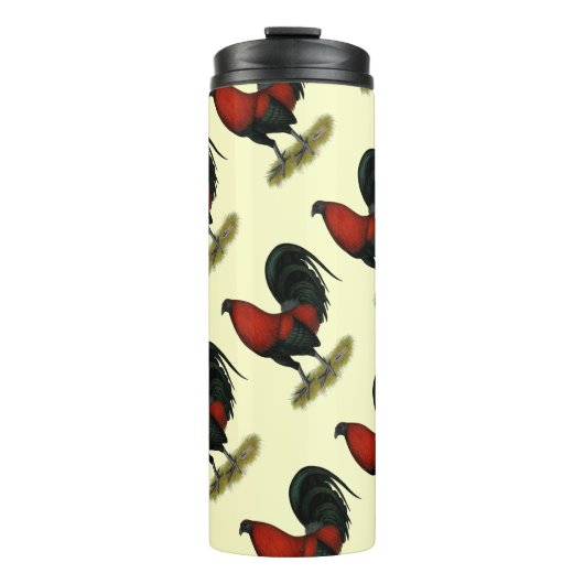 American Game BB Black Red Rooster Thermosbecher (Vorderseite)