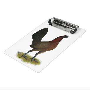American Game Black Red Hen Mini Klemmbrett