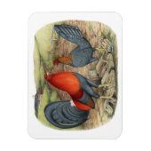 American Game Blue Reds Magnet (Vertikal)