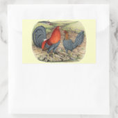 American Game Blue Reds Rechteckiger Aufkleber (Tasche)