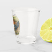 American Game Blue Reds Schnapsglas (Rechts)
